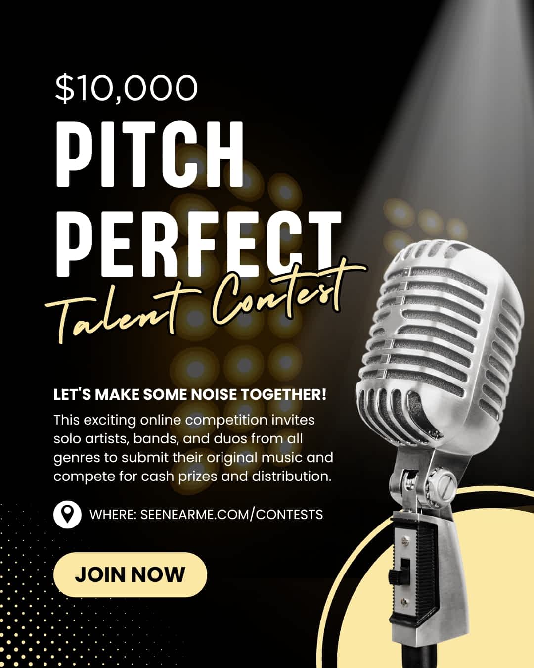 Pitch Perfect Talent Contest Sponsored by See Near Me
